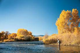 Fishing in the Rio Grande River for Trout and other fish